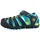 Dockers Klettsandalen Schwarz/Blau 33