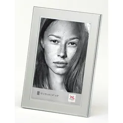 walther + design Jazz Portraitrahmen, silber, 15 x 20 cm