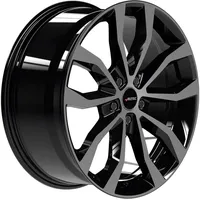 Autec Uteca 8,5 x 19 5 x 112 ET55 Schwarz Poliert