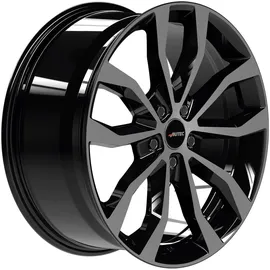 Autec Uteca 8,5 x 19 5 x 112 ET55 Schwarz Poliert
