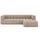kaiser möbel Ecksofa L-Form GRAND 318 cm, stoff Salvador, Beige, Rechts - Beige
