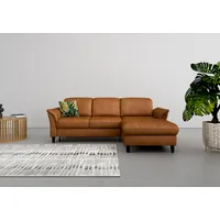 sit&more Ecksofa »Maggiore L-Form«, wahlweise mit Kopfteilverstellung, Bettfunktion und Bettkasten braun