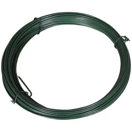 vidaXL Zaun-Bindedraht 25 m 1,4/2 mm Grün/Stahl