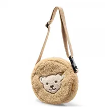 Steiff 600159 - Teddy Fleece Umhängetasche, mit Quietsche,