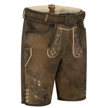 Nübler Lederhose Mondsee in Mocha | Gr.: 50