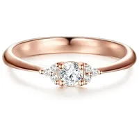 Trilani Ring Sterling Silber Zirkonia in roségold | Gr.: 63