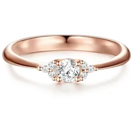 Trilani Ring Sterling Silber Zirkonia in roségold | Gr.: 63