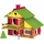 JeuJura Bauspiele Mein Chalet aus Holz 175-tlg. 8008