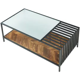 [en.casa] Pärghos Schwarz Eicheoptik 120 x 60 x 45 cm