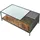 [en.casa] Pärghos Schwarz Eicheoptik 120 x 60 x 45 cm