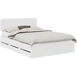 vidaXL Modernes Bett 160 x 200 cm Weiß