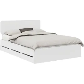 vidaXL Modernes Bett 160 x 200 cm Weiß
