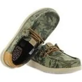 HEYDUDE Wally Palm Jute Herren Burnt Olive/Ginger Brown 43
