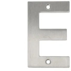 MS Beschläge - Edelstahl Hausnummern 0-9 Buchstaben A-i matt gebürstet Hauswandziffern Türnummer E)