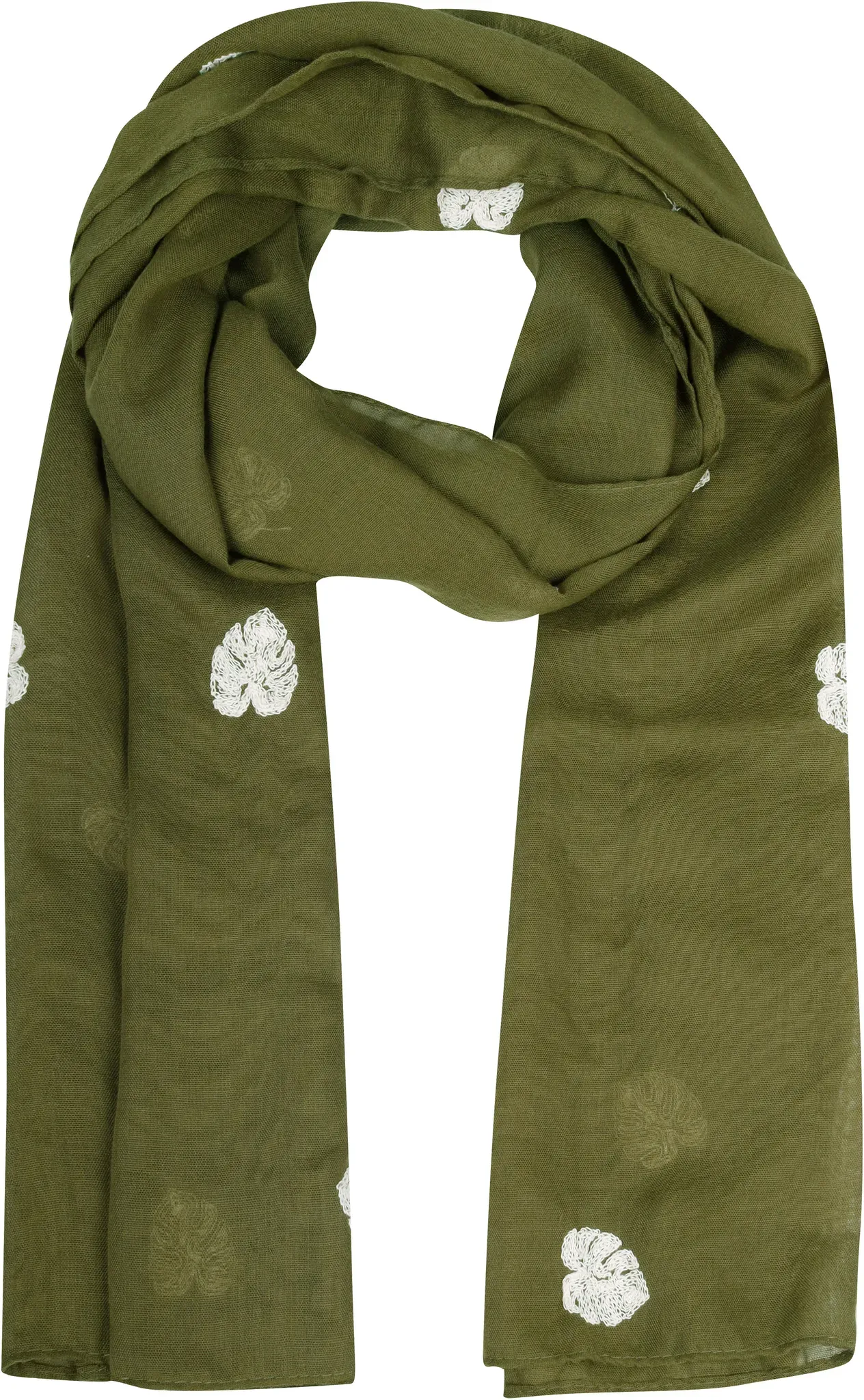Modeschal CAPELLI NEW YORK, Damen, grün combo, Obermaterial: 100% Polyester, Modetücher