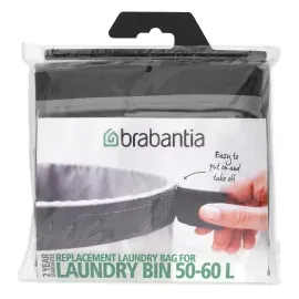 Brabantia Ersatz Wäschesack, Wäschenetz für Wäschekorb grau