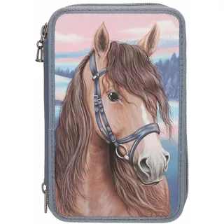DEPESCHE Miss Melody 3 Fach Federtasche mit 3D Effekt