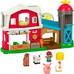 Fisher-Price Little People Pflegespaß Bauernhof Spielset Lernspielzeug für Kleinkinder, mehrsprachige Version