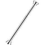 VIFERR Ausziehbare Kleiderstange, 40-55cm Duschstange ohne Bohren Verstellbarer Kleiderschrank Kleiderstange Edelstahl Schrankstange Spannstange für Garderobe, Balkon, Badezimmer