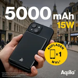 aqiila Powerbird drahtlose Powerbank schwarz