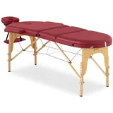 Physa Massageliege klappbar - 185-211 x 70-88 x 63-85 cm - 227 kg Rot