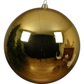 buttinette Christbaumkugel, gold, 20 cm Ø