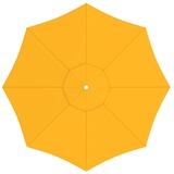 paramondo Sonnenschirm Bespannung für interpara Sonnenschirm (3,5m / rund), mit Schirmbelüftung, Waschbar, gelb