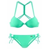 Buffalo Push-Up-Bikini Damen mint, Gr.40 Cup A,