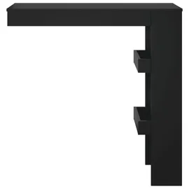 vidaXL Wand-Bartisch 102 x 45 x 103,5 cm Schwarz