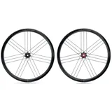 CAMPAGNOLO Bora Ultra WTO 35 C23 Tubeless 2-way FitTM Rennrad Laufradsatz - Black - 12 x 100/12 x 142 mm