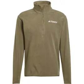 adidas Multi Essentials 1/2 Zip Fleeceoberteil Olive Strata S