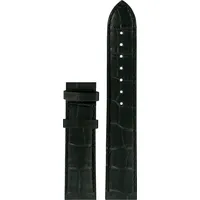 Tissot Leder Pr 100 Auto Classic Lederband Schwarz 19/18mm, Ohne Schnalle T610029098 - alligator-prägung,rind,schwarz