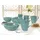 CreaTable Nature Collection Kombiservice 16-tlg. aqua 
