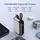 4smarts Powerbank Pocket mit USB-C Kabel 10000mAh - silber