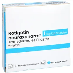 Rotigotin Neuraxpharm 1 Mg/24h Transdermales Pfl. 31 St