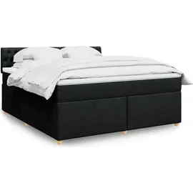 vidaXL Boxspringbett 180 x 200 cm Schwarz