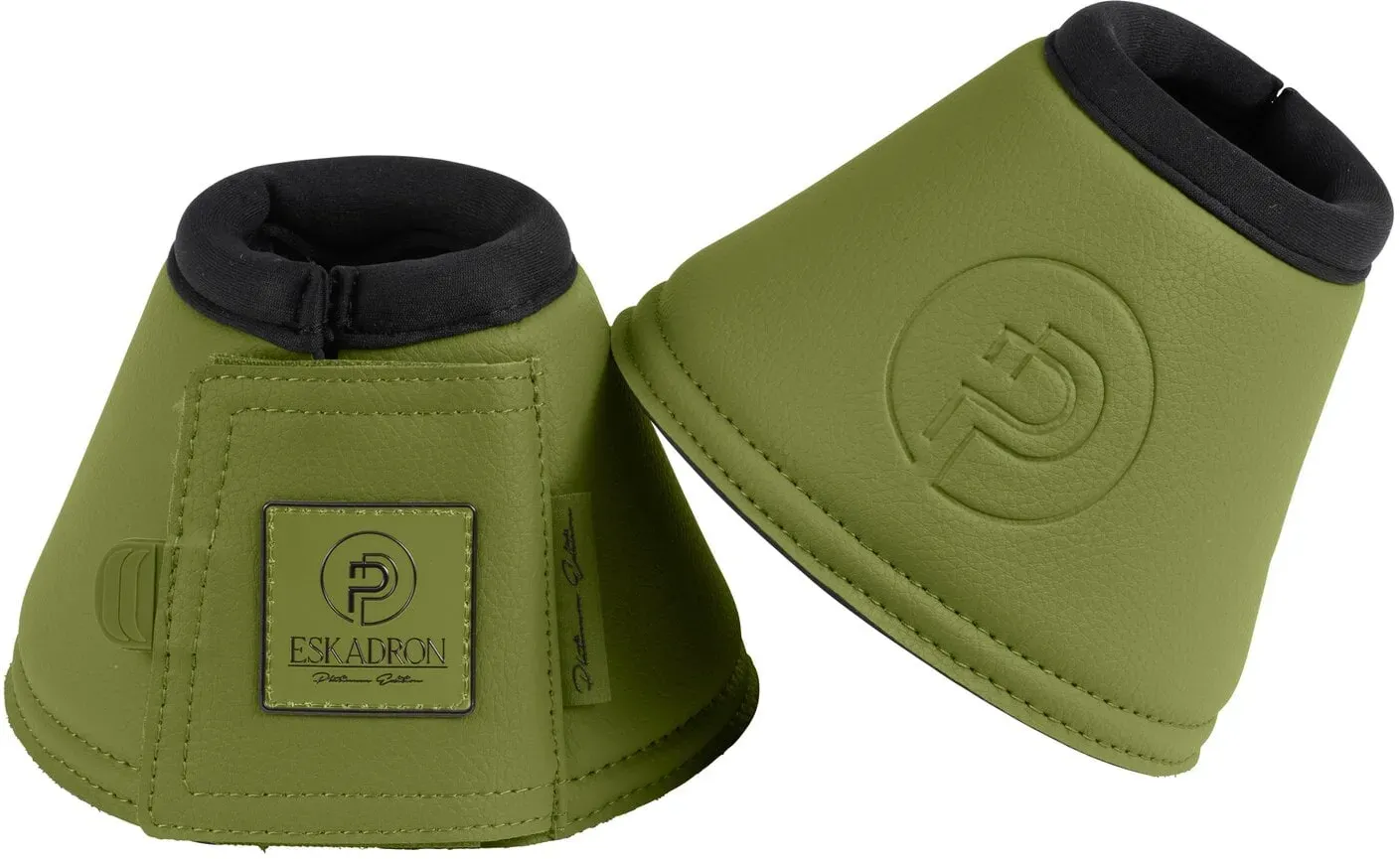 ESKADRON Platinum Hufglocken Faux Leather moss green L