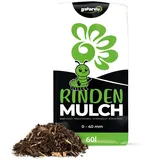 GALAMIO Rindenmulch 0-40mm – 60L Sack Mulch Bodenabdeckung Garten | Naturbelassener Mulch aus 100% Baumrinde, Körnung 0–40 mm – Unkrautschutz & Feuchtigkeitsspeicher für Beete & Wege