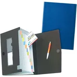 Herlitz Fächermappe Polypropylen A4 farbig sortiert