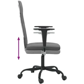 vidaXL Bürostuhl Netzstoff Grau