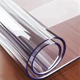 GYYFQH Tischfolie Transparent 3mm Matt,Tischdecke Transparent 3mm Mit Abgeschrägter Kante,Tischfolie Matt Transparent,Tischfolie Nach Maß Matt,wasserdichte Schutzhülle(Clear,40×50cm)