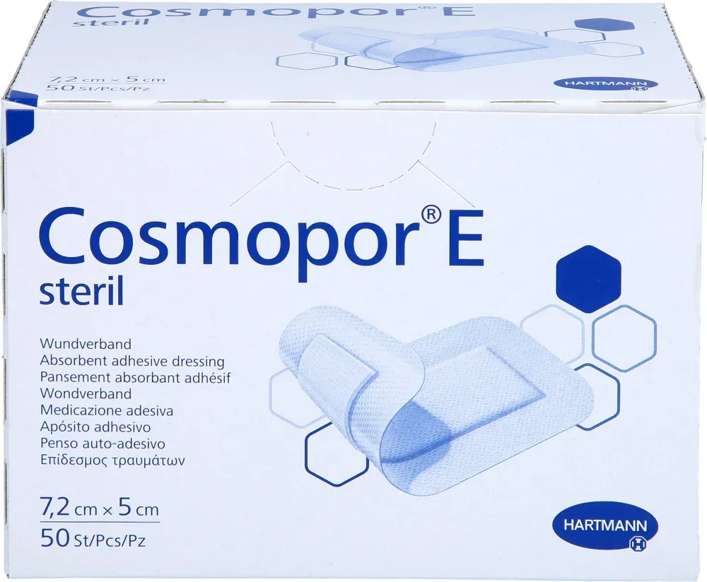 Cosmopor E steril Wundverband 5x7,2 cm 50 St