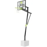 EXIT TOYS EXIT Galaxy Basketballkorb zur Bodenmontage mit Dunkring - grün/schwarz