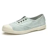 Natural World Eco - 102E Women's Trainers - Organic Cotton - 100% EcoFriendly - Aqua Color