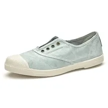 Natural World Eco - 102E Women's Trainers - Organic Cotton - 100% EcoFriendly - Aqua Color