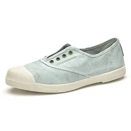 Natural World Eco - 102E Women's Trainers - Organic Cotton - 100% EcoFriendly - Aqua Color