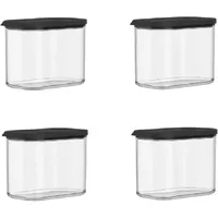 Mepal Modula Vorratsdosen Set 4-tlg schwarz 1 l