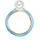 yokoamii Ring Metall, Muschelkernperle in gelbgold | Gr.: 52