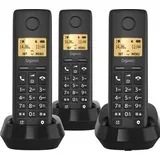 Gigaset Pure 100 Trio DECT Clip Eco sw, Telefon, Schwarz