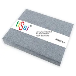 Spannbetttuch LIES - grau